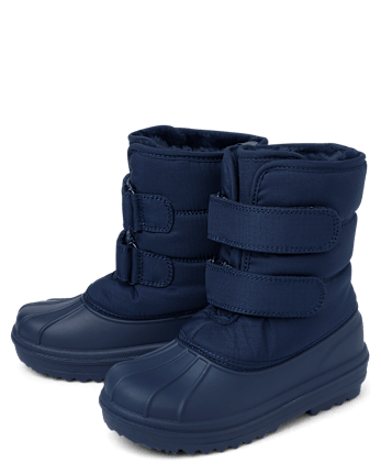 Boys Faux Fur Lined All Weather Boots - TIDAL