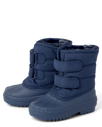 Toddler Boys Faux Fur Lined All Weather Boots - TIDAL
