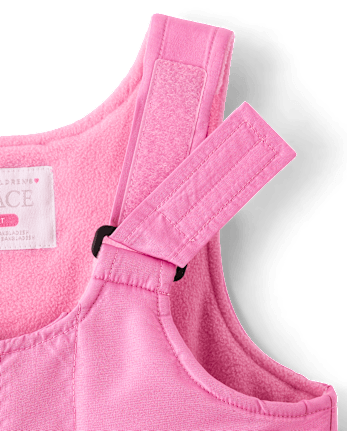 Toddler Girls Snow Bib - PERFECTLY PINK