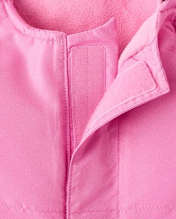 Toddler Girls Snow Bib - PERFECTLY PINK