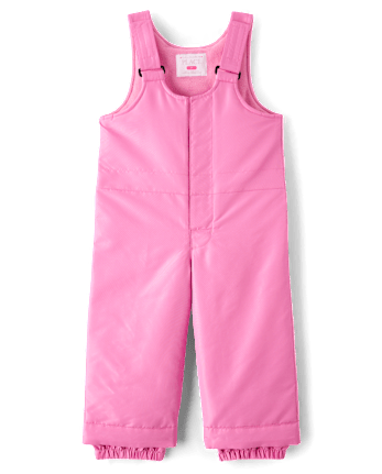 Toddler Girls Snow Bib - PERFECTLY PINK