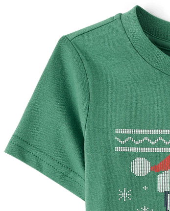 Baby And Toddler Boys Spidey™ Christmas Graphic Tee - ESMERALDA