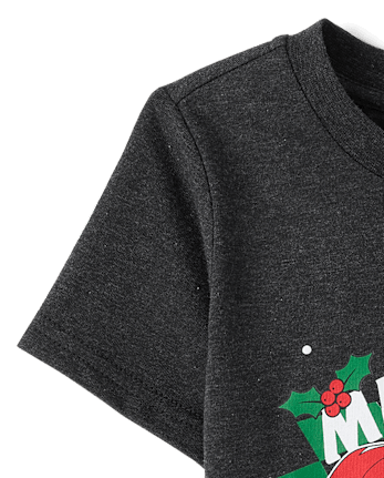 T-shirt graphique de Noël Lightning McQueen™ pour bébés et petits garçons - MOTOROIL