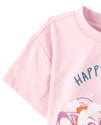 Baby And Toddler Girls Stitch™ Stitchmas Graphic Tee - ORCHID BREEZE