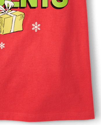 Girls Dr. Seuss The Grinchâ¢ Presents Graphic Tee - GALA RED CL