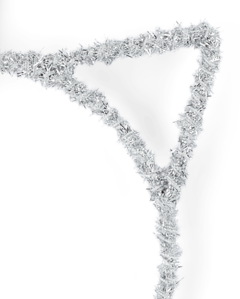 Girls Tinsel Cat Ear Headband 2-Pack - MULTI CLR