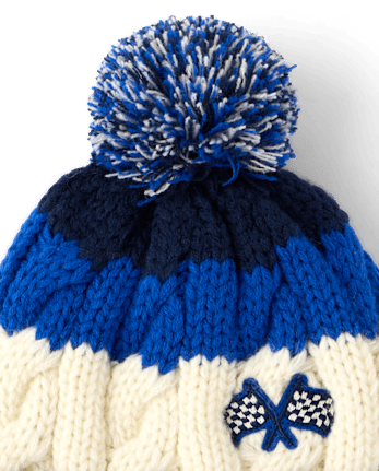 Toddler Boys Embroidered Racecar 2-Piece Cold Weather Set - TIDAL