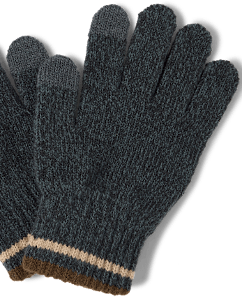 Boys Striped 2-Piece Cold Weather Set - MULTI CLR