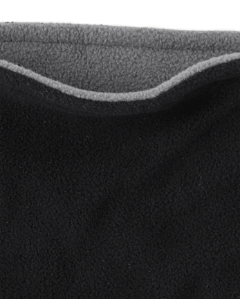 Guêtre réversible en microfibre polaire pour garçons - BLACK