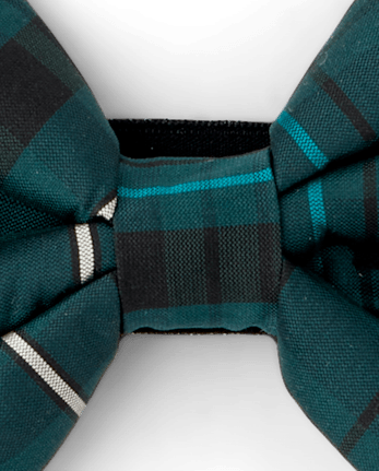 Baby Girls Plaid Bow Headwrap - BALT GREEN