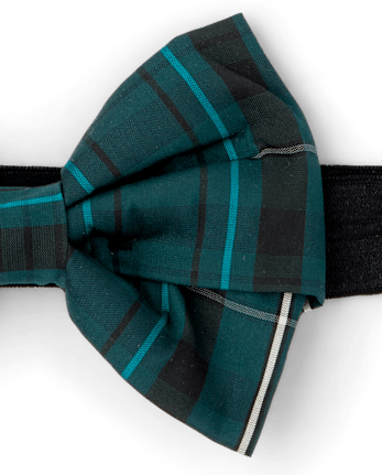 Baby Girls Plaid Bow Headwrap - BALT GREEN
