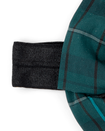 Baby Girls Plaid Bow Headwrap - BALT GREEN