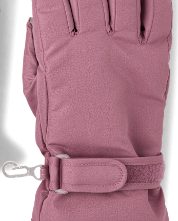 Girls Ski Gloves - PURPLE THISTLE
