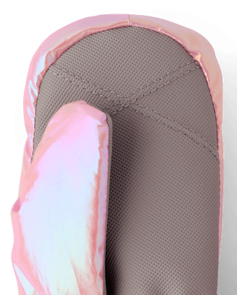 Toddler Girls Print Ski Mittens - LT PINK