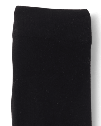 Girls Rhinestone Microfiber Tights - BLACK