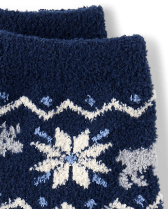 Toddler Boys Fairisle Cozy Socks - MULTI CLR
