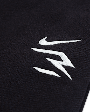 Boys Nike 3BRAND™ by Russell Wilson Logo Fleece Sweatpants - BLACK