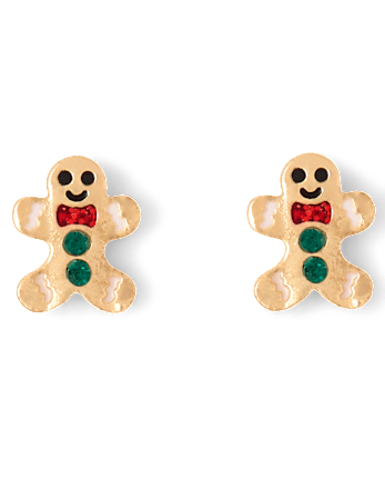 Girls Holiday Earrings 6-Pack - MULTI CLR