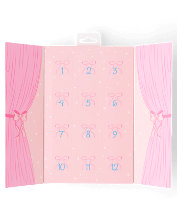 Girls Charm Necklace And Bracelet 12-Day Holiday Advent Calendar - MULTI CLR
