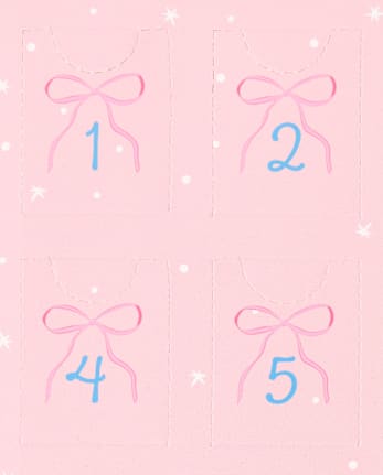 Girls Charm Necklace And Bracelet 12-Day Holiday Advent Calendar - MULTI CLR