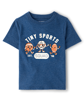 Baby And Toddler Boys Tiny Sports Squad Graphic Tee - S/D CRUISE