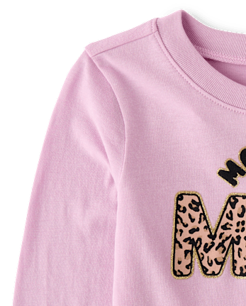 Baby And Toddler Girls Mommy's Mini Graphic Tee - LACE PINK CL