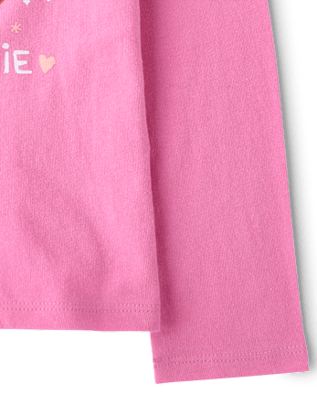 Baby And Toddler Girls Smart Cookie Graphic Tee - PERFECTLY PINK