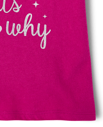 Baby And Toddler Girls Glitter Princess Graphic Tee - WINTRBERRY