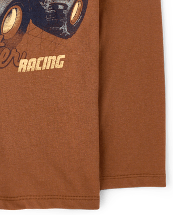 Boys Monster Truck Graphic Tee - BURNT SUGAR CL