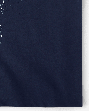 Boys Soccer Ball Splatter Graphic Tee - TIDAL