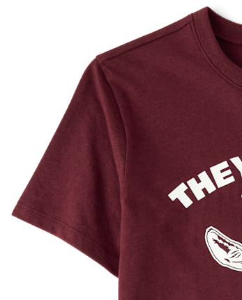 Boys The Goat Graphic Tee - REDWOOD