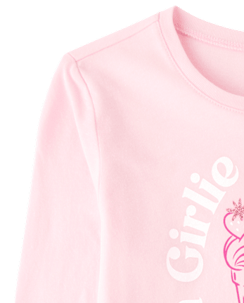 Girls Boba Girlie Graphic Tee - ROSE MIST