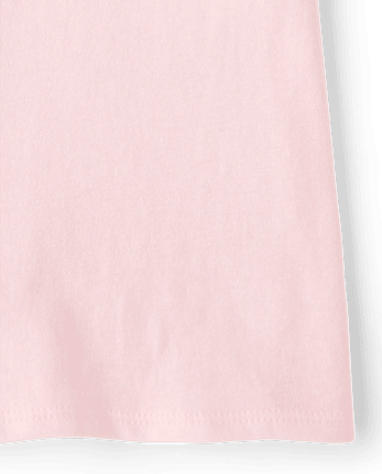 Girls Ballerina Graphic Tee - ROSE MIST