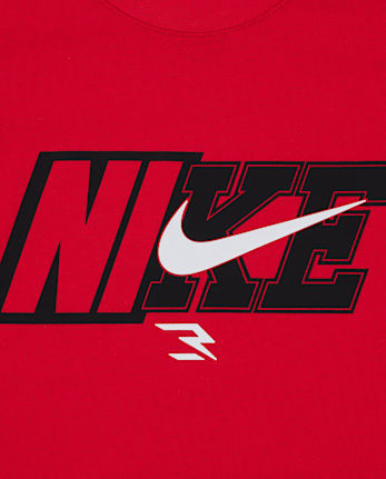 Boys Nike 3BRAND™ by Russell Wilson Logo Graphic Tee - UNIVRSTY RED NK