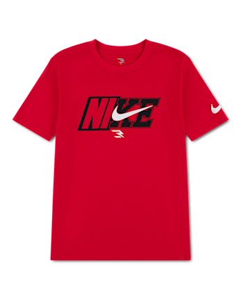 Boys Nike 3BRAND™ by Russell Wilson Logo Graphic Tee - UNIVRSTY RED NK