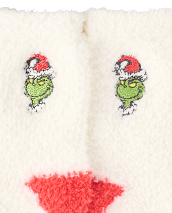 Kids Dr. Seuss The Grinchâ¢ Embroidered Cozy Socks - MULTI CLR