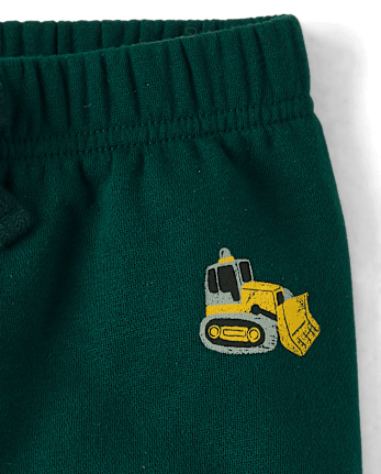 Toddler Boys Premium Fleece Jogger Pants - BALT GREEN
