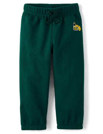 Toddler Boys Premium Fleece Jogger Pants - BALT GREEN
