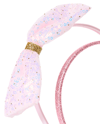 Girls Bow Headband 2-Pack