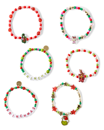 Girls Dr. Seuss The Grinch™ Mystery Beaded Bracelet - MULTI CLR