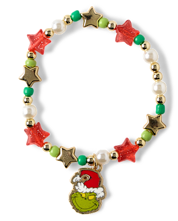 Girls Dr. Seuss The Grinch™ Mystery Beaded Bracelet - MULTI CLR