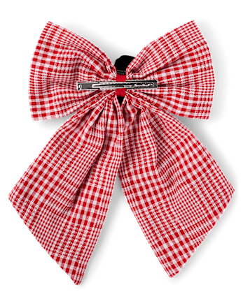 Girls Dr. Seuss The Grinch™ Plaid Bow Hair Clip - MULTI CLR