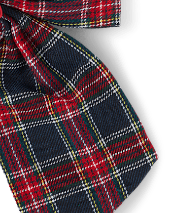 Girls Snoopy™ Plaid Bow Hair Clip - MULTI CLR