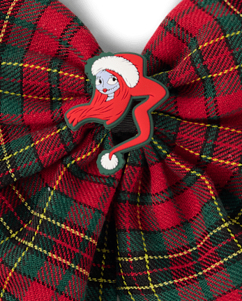 Girls Nightmare Before Christmas™ Plaid Bow Hair Clip - MULTI CLR
