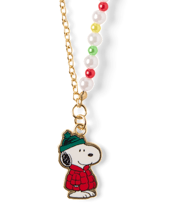 Girls Snoopy™ BFF Holiday Necklace 2-Pack - MULTI CLR