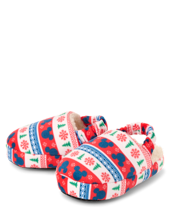 Toddler Mickey Mouse™ Holiday Fairisle Slippers - MULTI CLR