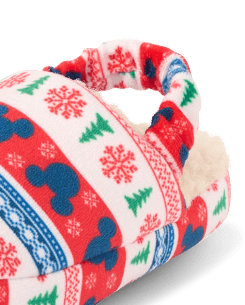 Toddler Mickey Mouse™ Holiday Fairisle Slippers - MULTI CLR