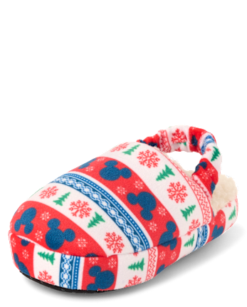Toddler Mickey Mouse™ Holiday Fairisle Slippers - MULTI CLR