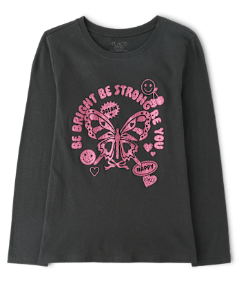 Girls Be Bright Be Strong Be You Graphic Tee - MOTOROIL