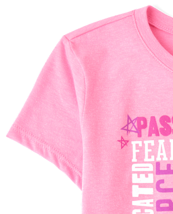 Girls Dancer Graphic Tee - SD NN HAPPYPINK